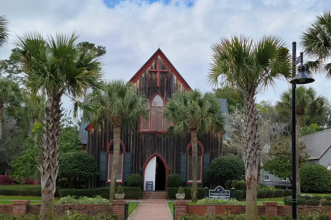 The Church of the Cross on Calhoun Street in Old Town Bluffton.