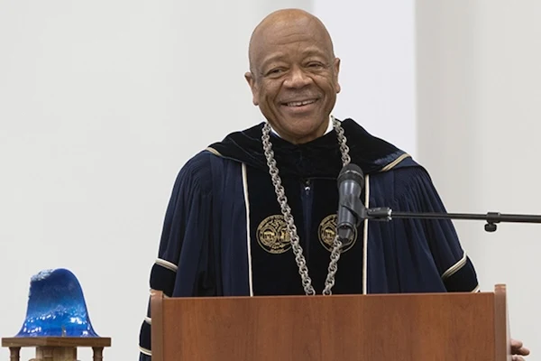 USCB Chancellor Al Panu speaks at the university's opening convocation.